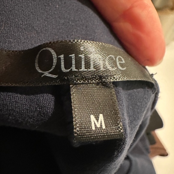 Quince Navy Boot Cut Women's Pants - Picture 7 of 7